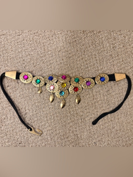 Accessories - Boho Multicolor Stone Elastic Waist Belt